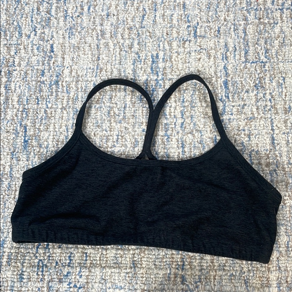 Beyond Yoga, Spacedye sports bra, medium black